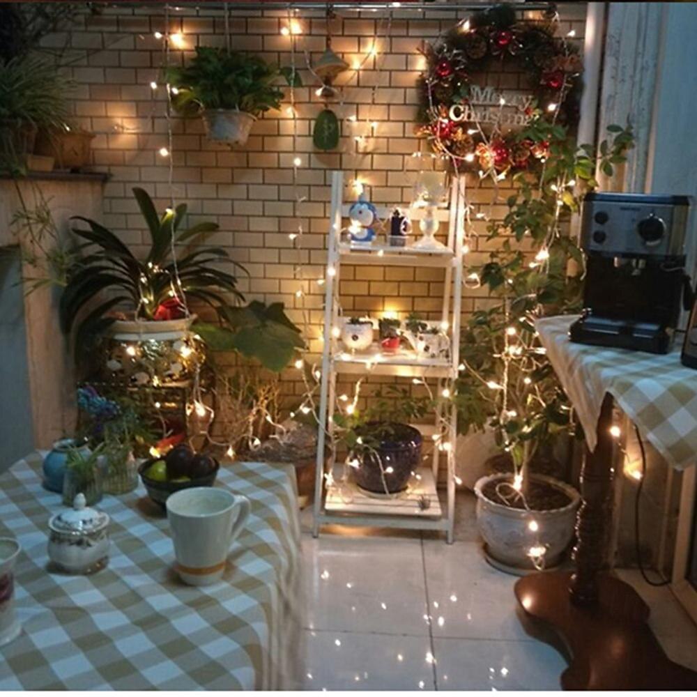 Guirlande lumineuse LED USB élégante pour réception de mariage, 3 m/5 m/10 m, guirlande lumineuse en forme d'étoile avec télécommande, 8 modes pour jardin de Noël&amp;décoration de mariage de 2025 ? $11.49 –P3