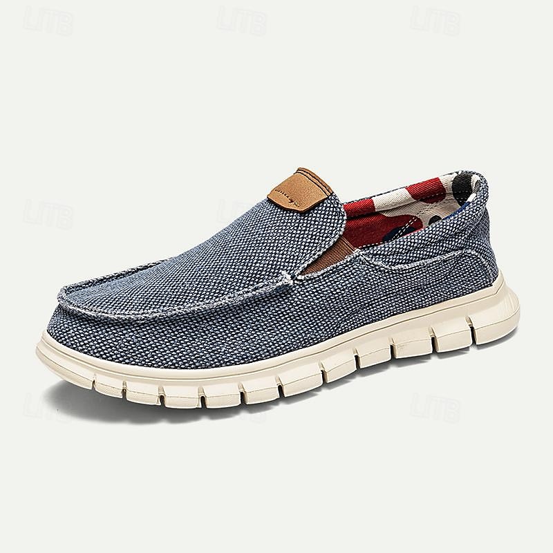 pánské ležérní slip-on tkané mokasíny – lehké prodyšné boty pro každodenní pohodlí 2025 - $42.99 –P1