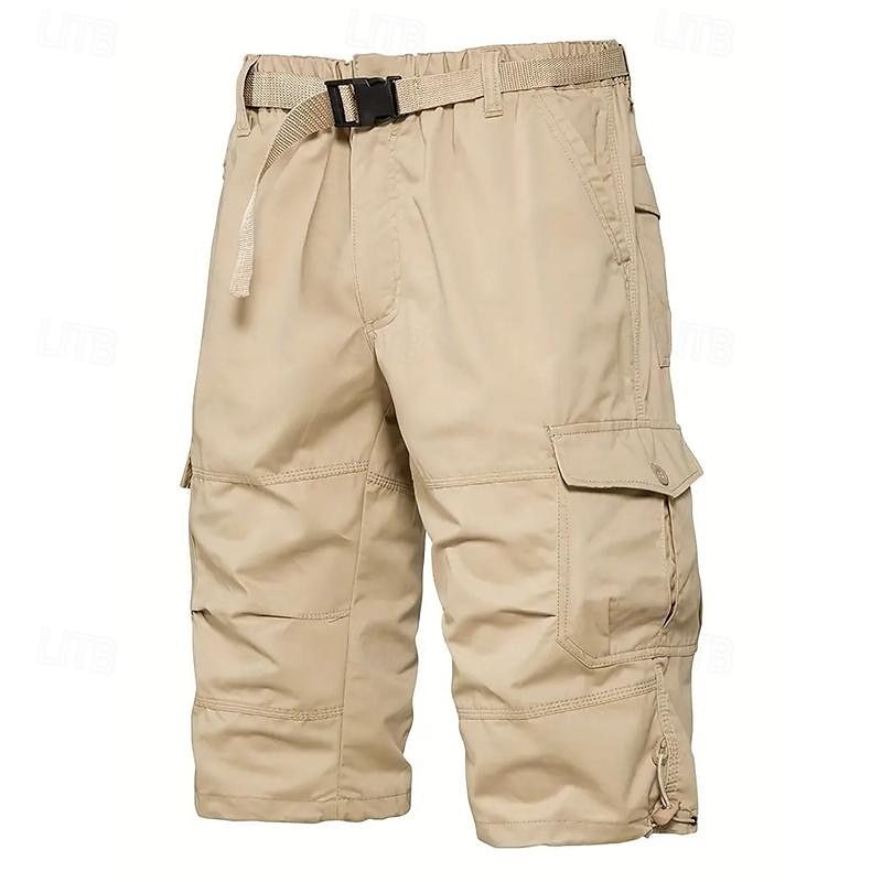 Hombre Pantalones cortos tácticos Pantalón Corto Cargo Pantalón corto Shorts para senderismo Botones Multi bolsillo Plano Listo para vestir Corto Diario Exterior Ropa de calle Moda Clásico Azul 2026 - $21.99 –P9
