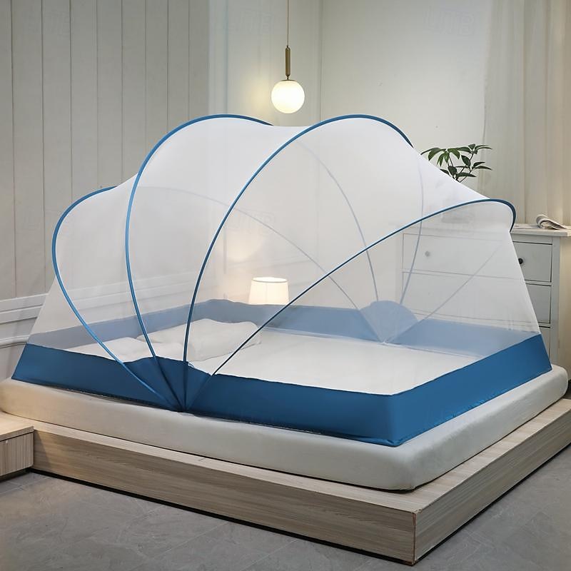 Moustiquaire pliable de 47 pouces de hauteur, filets ménagers ouverts et fermés en une seconde, moustiquaire grand espace pour dormir au lit avec installation gratuite de 2025 ? $94.99 –P8