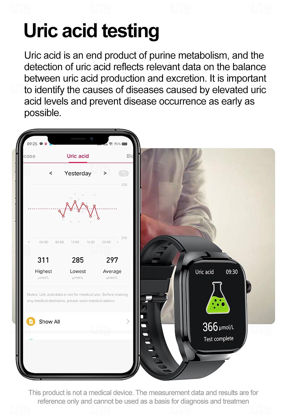 iMosi TK16 Smart Watch 2.04 inch Smartwatch Fitness Running Watch Bluetooth ECG+PPG Temperature Monitoring Pedometer Compatible with Android iOS Women Men Long Standby Hands-Free Calls Waterproof IP68 2025 - $83.19 –P6
