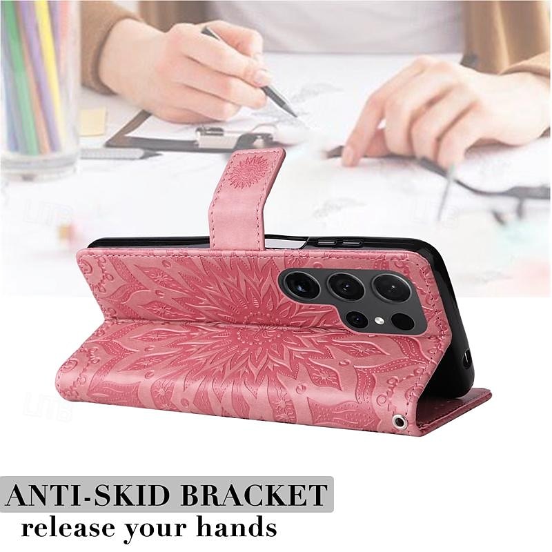 Phone Case For Samsung Galaxy S24 S23 S22 S21 S20 Ultra Plus FE A54 A34 A14 Note 20 10 S25 Ultra Wallet Case Magnetic Full Body Protective with Wrist Strap Butterfly TPU PU Leather 2025 - $17.99 –P14