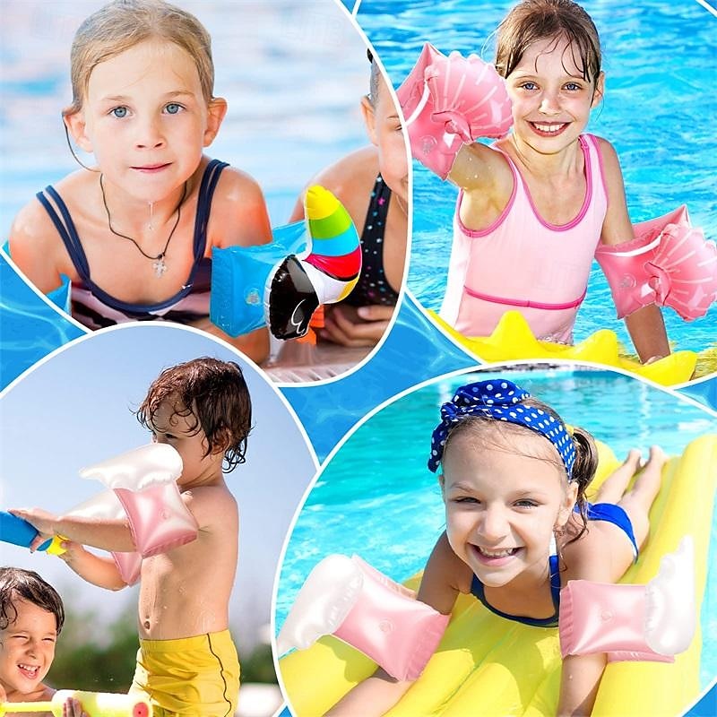 simarmsfloater för barn uppblåsbara simarmband Swimfloaterärmar simarmsflötringar för småbarn pojkar flickor 2025 - $11.99 –P3
