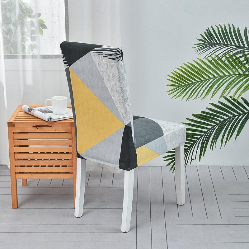 spisestuestol beskytte trekk super passform stretch høy rygg spisestol trekk minimalisme for hotell spisestue seremoni bankett bryllupsfest 2026 - $15.49 –P7