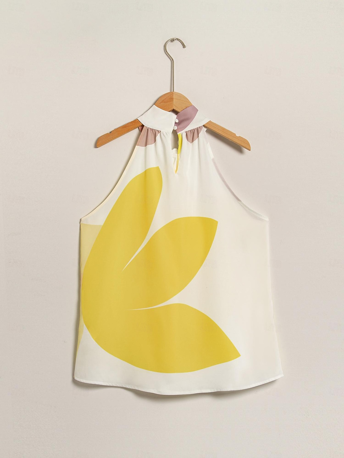 Per donna Floreale Da tutti i giorni Da mare Casual / quotidiano Senza maniche Bianco Stile Floreale Senza maniche Halter Neck Estate del 2025 a $51.99 –P8