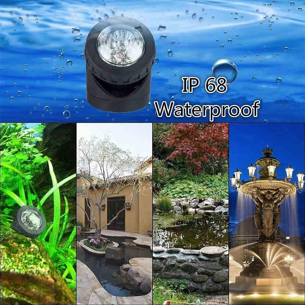Solar LED Pond Spotlights Submersible Pond Pool Lights with 3 Lamps 18 LEDs Landscape Spotlight Underwater Lights IP68 Waterproof Solar Garden Lights for Pond Garden Fountain Outdoor Lawn Decoration 2026 - $39.99 –P11