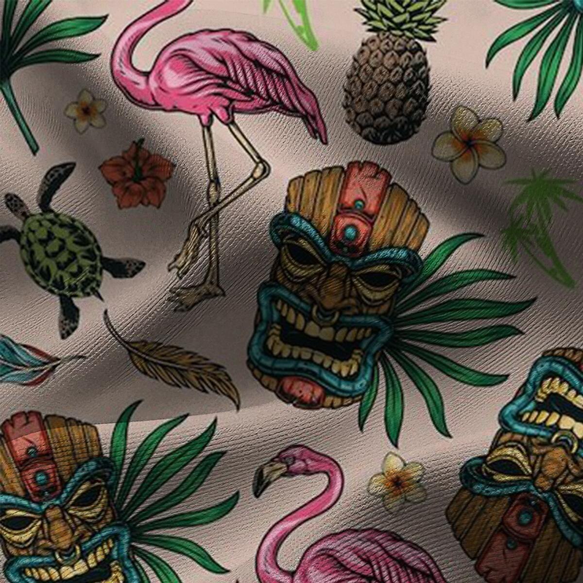 Men's Flamingo Mask Indian Culture Swim Trunks Swim Shorts Board Shorts Mid Waist Fashion Streetwear Designer Casual Daily Holiday Pocket Drawstring Elastic Waist Designer Clothing Apparel 2025 - $17.99 –P3