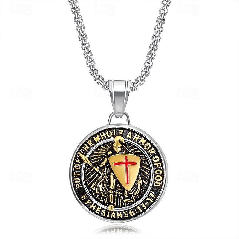 Halskette Retro Vintage Mittelalterlich Metalllegierung Für Ritter Ritter Wikinger Cosplay Unisex Modeschmuck Modeschmuck 2025 - $17.99 –P2
