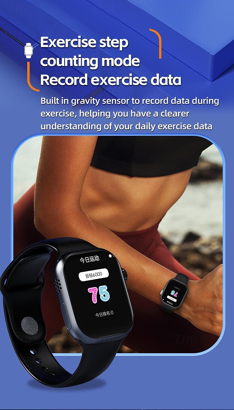 iMosi S9 Smart Watch 2.06 inch 4G LTE Cellular Smartwatch Phone 4G Pedometer Call Reminder Heart Rate Monitor Women Men GPS Hands-Free Calls Waterproof IP 67 41mm Watch Case 2025 - $108.99 –P9