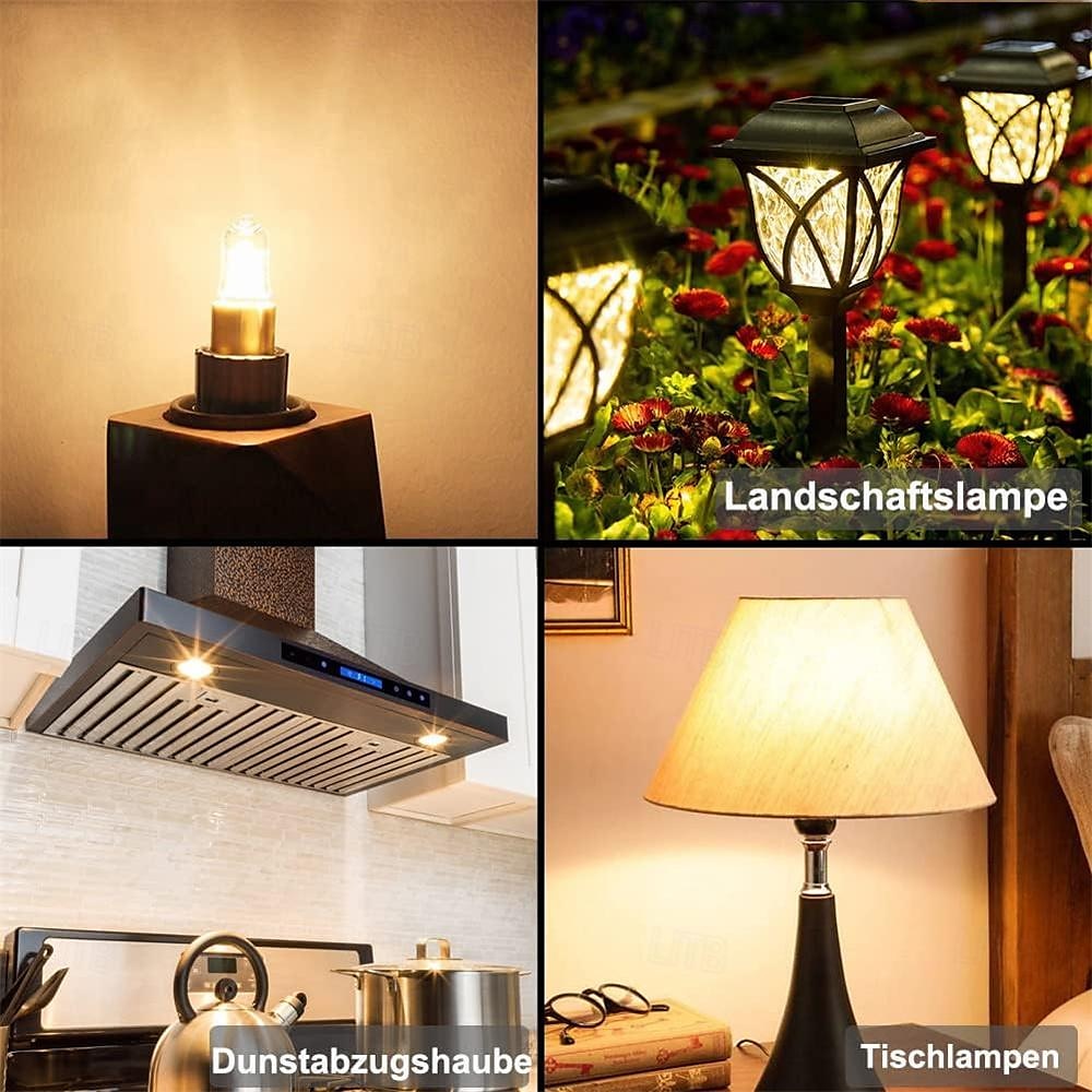 10 lampadine alogene bi-pin g4 12v 20w dimmerabili 3000k bianco caldo per lampadari a disco sottopensile illuminazione paesaggistica del 2025 a $8.49 –P2