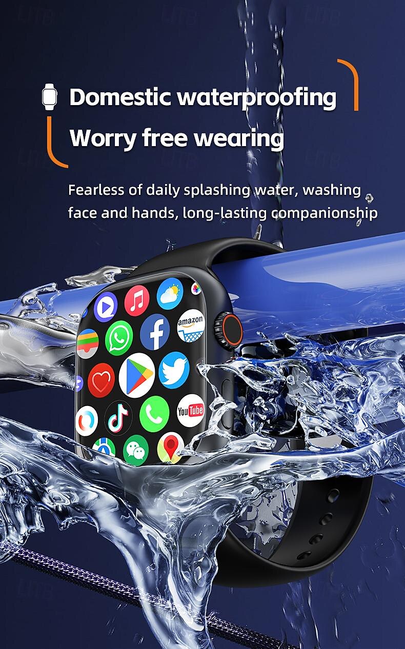 iMosi S9 Smart Watch 2.06 inch 4G LTE Cellular Smartwatch Phone 4G Pedometer Call Reminder Heart Rate Monitor Women Men GPS Hands-Free Calls Waterproof IP 67 41mm Watch Case 2025 - $108.99 –P10