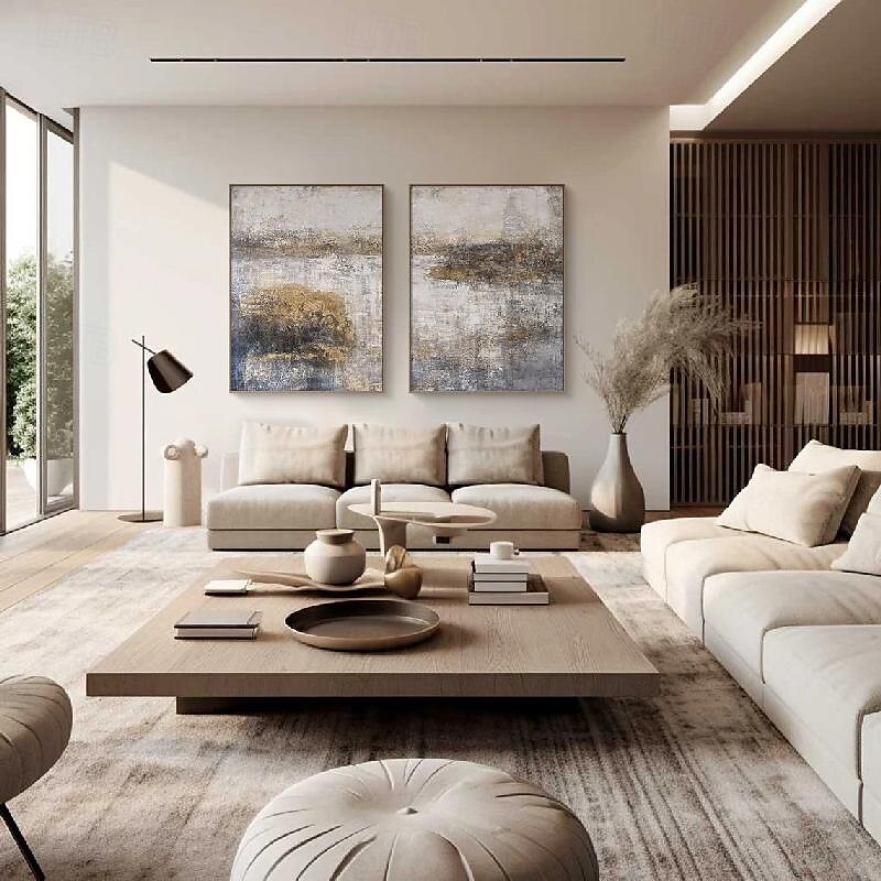 handgemaltes beige-braunes abstraktes Ölgemälde handgemachte Wandkunst braune Leinwandgemälde moderne Wandkunst böhmische abstrakte Malerei neutral strukturiertes Ölgemälde Wandkunst Bild 2025 - $83.99 –P2