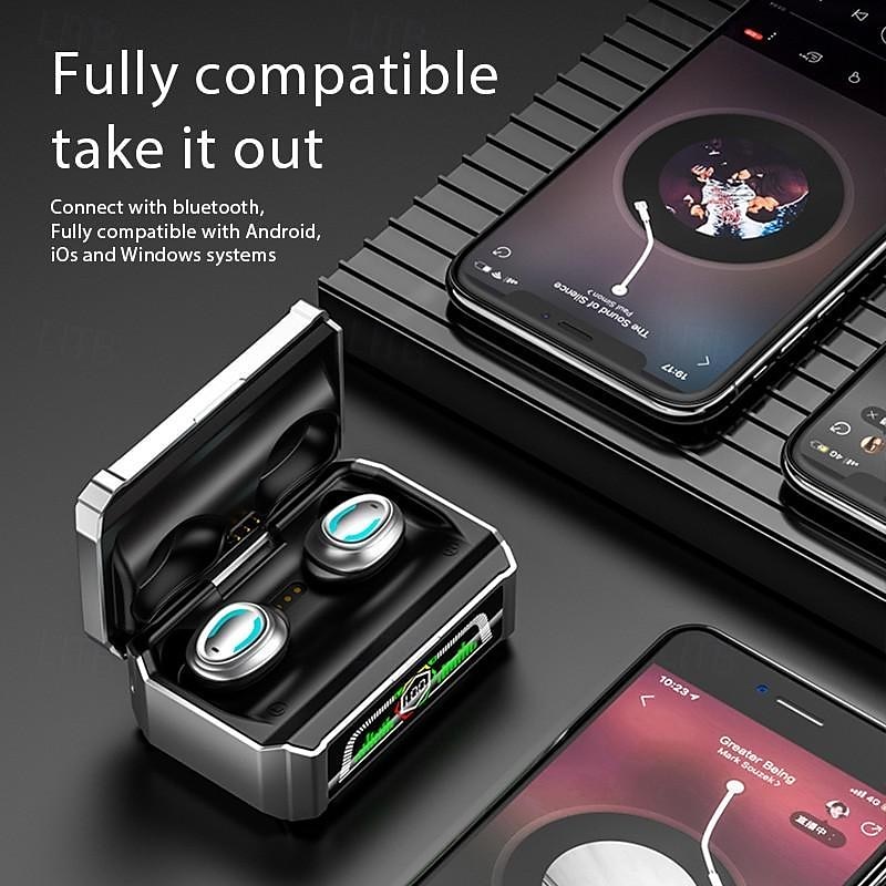 9D Stereo Bluetooth Headset with Atmosphere Light TWS Wireless Bluetooth5.3 Earbuds Waterproof Sport Headphones Touch Control Noise Cancelling in Ear Earphones with Charging Case 2025 - $19.99 –P11
