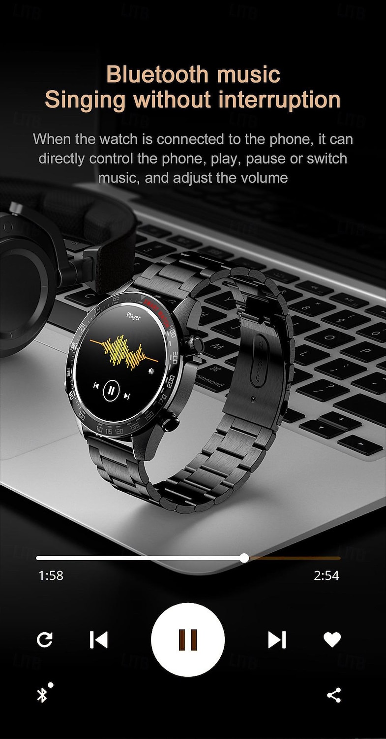696 CT11 Montre intelligente 1.43 pouce Smartwatch Montre Connectée Bluetooth ECG + PPG Podomètre Rappel d'Appel Compatible avec Android iOS Femme Hommes Mode Mains-Libres Rappel de Message IP 67 de 2025 ? $63.99 –P9