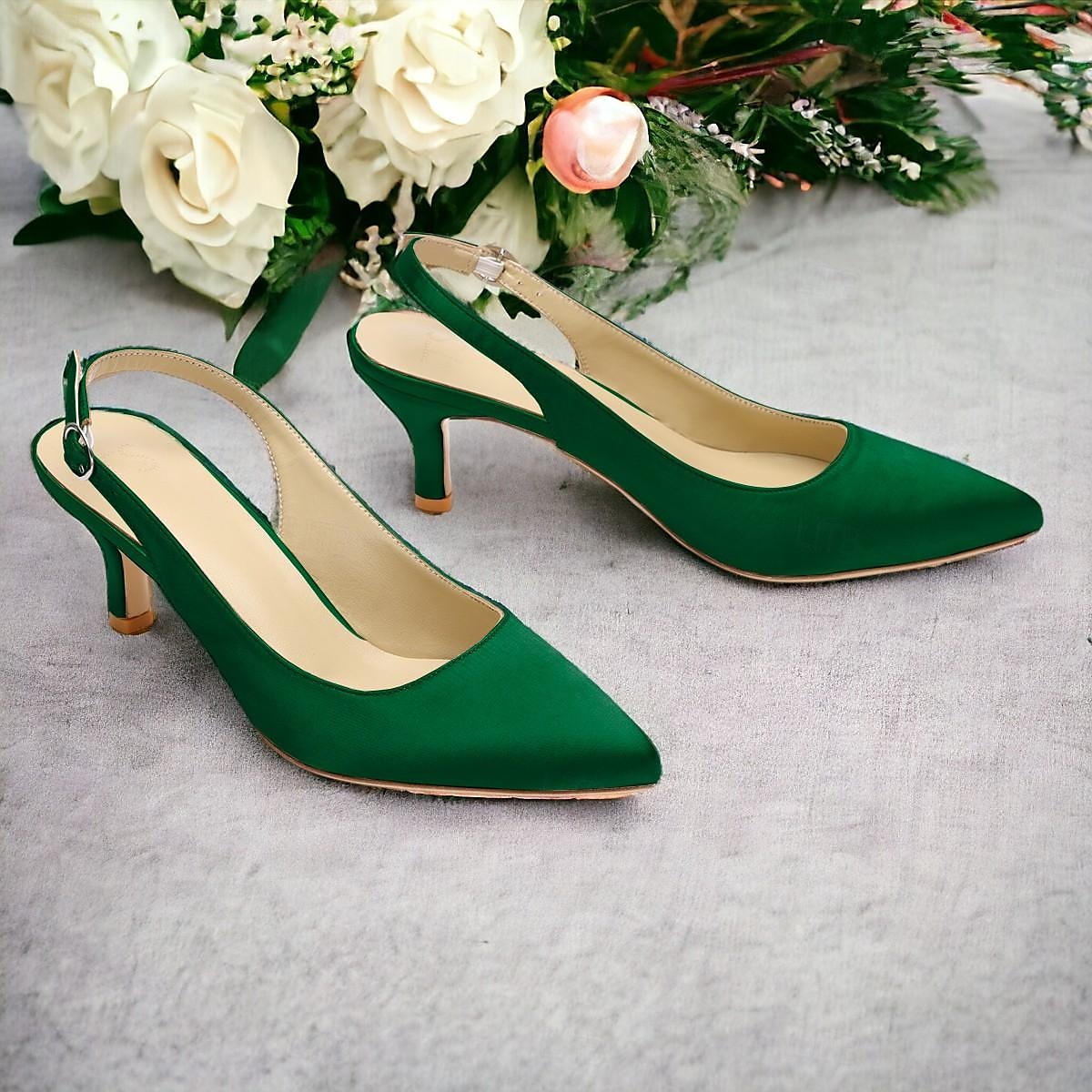 Escarpins violets à bride arrière et bout pointu pour femme - chaussures élégantes pour soirées et événements de 2025 ? $69.99 –P3