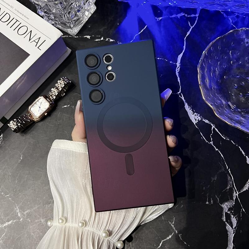 телефон Кейс для Назначение SSamsung Galaxy S24 Ultra Plus S23 S22 S21 S20 Plus Ultra S10 Plus Примечание 20 10 S25 Ультра Кейс на заднюю панель Поддержка беспроводной зарядки Защита от удара 2025 - $12.99 –P10