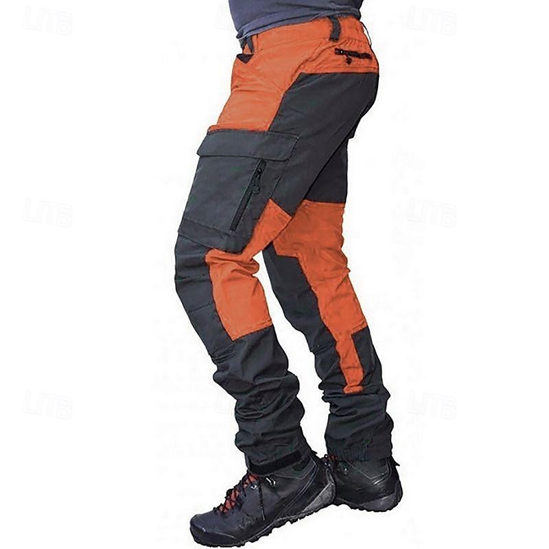 Hombre Pantalones cargo Pantalones de combate Pantalones para senderismo Botones Multi bolsillo Puño elástico Bloque de color Comodidad Secado rápido Casual Diario Festivos Deportes Moda Morado 2025 - $22.99 –P8