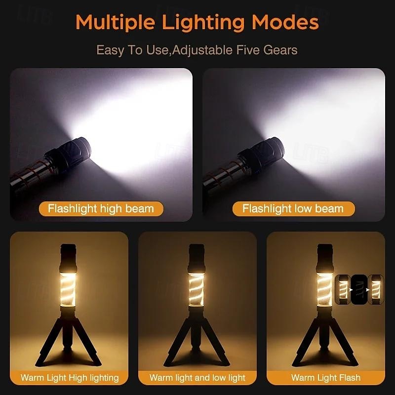 Portable Mosquito Repeller with Camping Light – Rechargeable Magnetic Mosquito Repellent Lamp for Fishing, Hiking, and Tents 2025 - $25.99 –P3