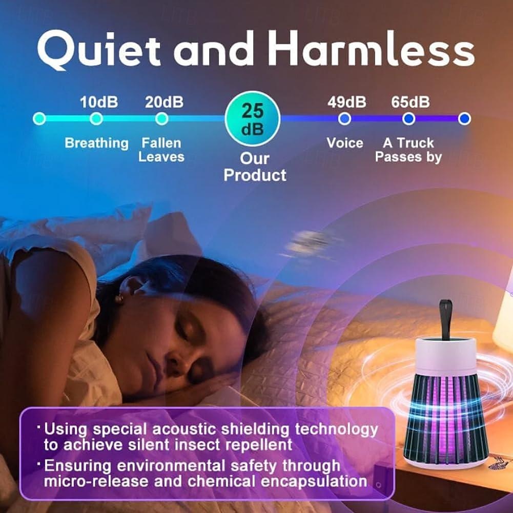 صاعق البعوض Mozz Guard - سخان بق الفراش، قاتل البعوض الطنان، صاعق البعوض زابتيك، شحن USB، رائع للاستخدام الخارجي والداخلي 2025 - $27.99 –P2