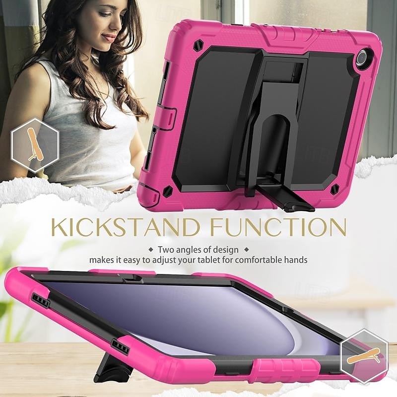 Tablet Case Cover For Samsung Galaxy Tab A9 8.7" A8 10.5'' A7 Lite 8.7'' A7 10.4'' A 8.0" A9 Plus 11" Portable Armor Defender Rugged Protective with Adjustable Kickstand Armor PC Silicone 2025 - $25.99 –P4