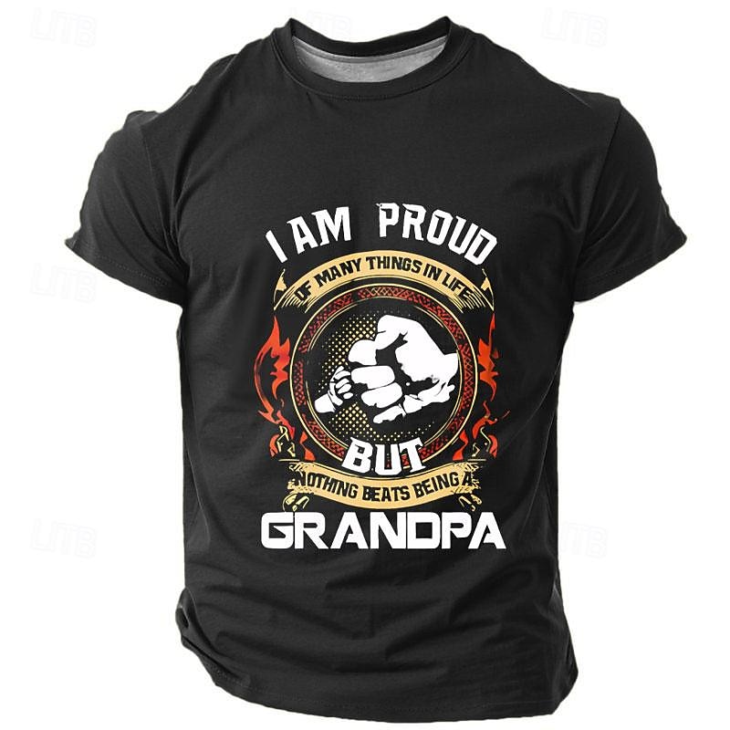 Per uomo Lettera Mano Gesto Maglietta maglietta Stampa 3D Girocollo Camicia Quotidiano Athleisure Festival Streetwear Regali per la festa del papà Festival Nero Rosso Blu Estate Primavera del 2025 a $17.99 –P6