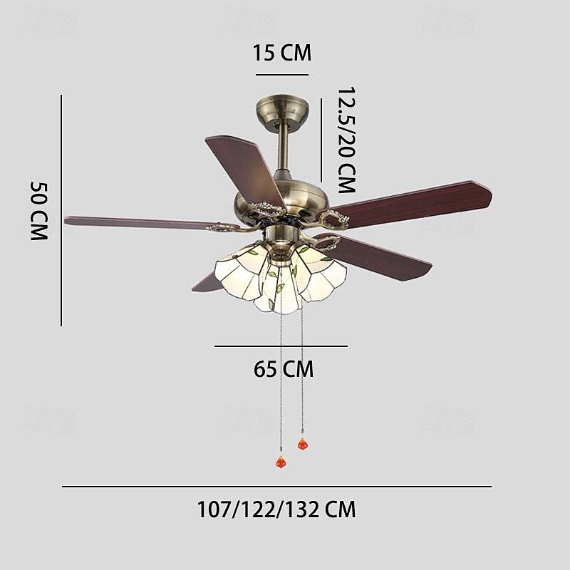 3-Light 4-Light 107 cm Enkelt design Takvifte Metall Glass Messing galvanisert Moderne Nordisk stil 110-120V 220-240V 2026 - $466.59 –P3
