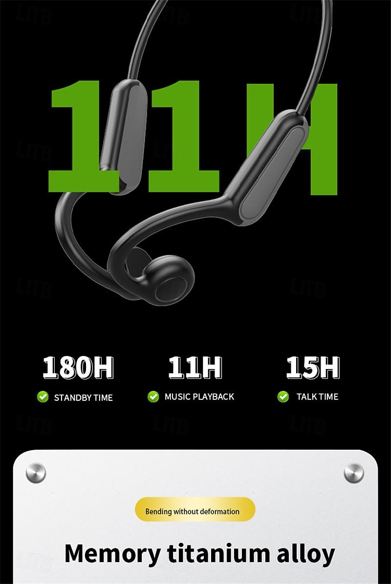 2025年 b8 骨伝導 Bluetooth ヘッドセット インイヤー型 ワイヤレス スポーツ フィットネス 両耳 吊り耳タイプ 防水 防汗 コレクション – $25.99 –P10