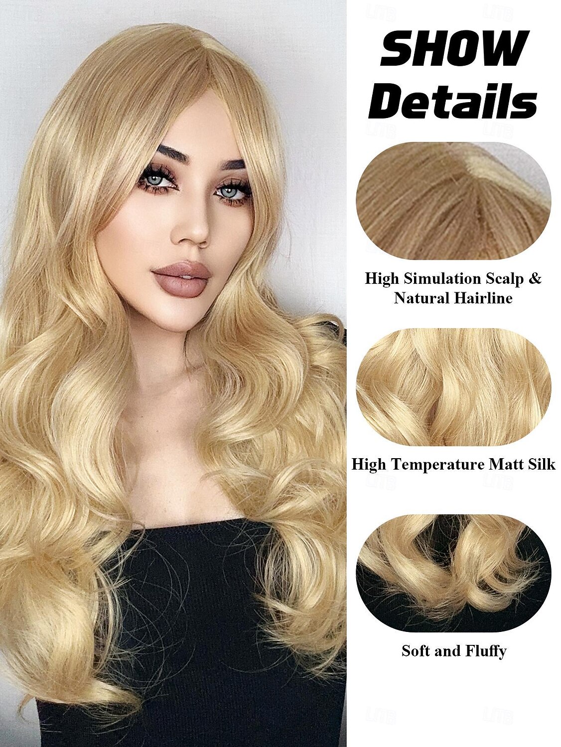 Synthetische pruiken Uniformen carrière Kostuums Prinses Gekruld Golvend Middelste stuk Gelaagd kapsel Machinegemaakt Pruik 30.5 cm Licht blond Synthetisch haar Dames Cosplay Feest Modieus Lichtbruin 2026 - $20.99 –P4