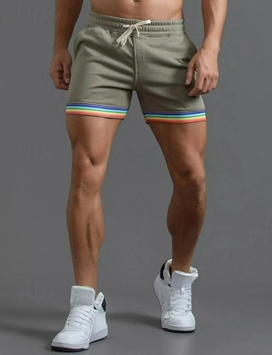 Bărbați Pantaloni scurți de sudoare Pantaloni Scurți Pantaloni scurți de vară Peteci Cordon Talie elastică Culoare solidă Confort Respirabil Scurt În aer liber Zilnic Modă Casual / Sport Alb Trifoi 2026 - $16.49 –P1