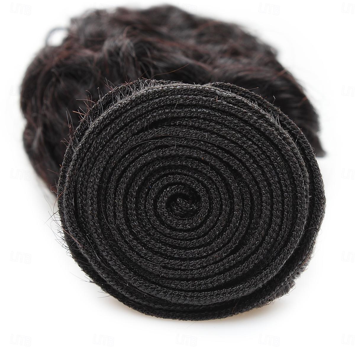 fasci ricci crespi capelli umani al 100% 9a fasci brasiliani di capelli grezzi capelli umani originali in promozione estensione dei capelli naturali umani del 2025 a $111.99 –P3