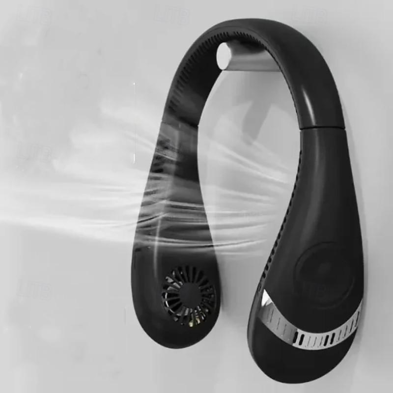 Käytettävä taitettava kaularatkaisu – Ilmanlaputuksen USB-ladattava hiljainen ilmankäytin urheiluun ja matkustamiseen 2025 - $29.99 –P6
