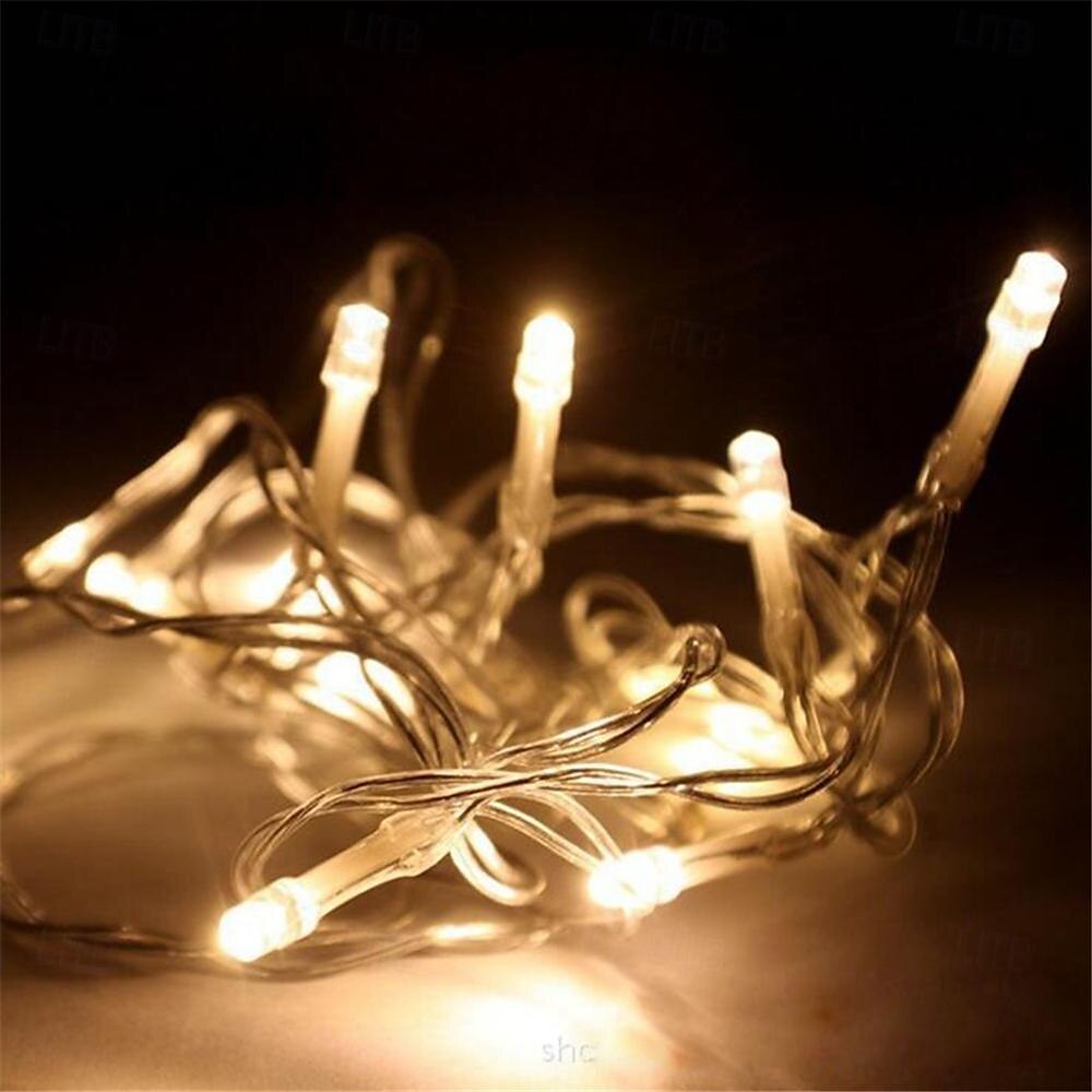Guirlande lumineuse LED USB élégante pour réception de mariage, 3 m/5 m/10 m, guirlande lumineuse en forme d'étoile avec télécommande, 8 modes pour jardin de Noël&amp;décoration de mariage de 2025 ? $11.49 –P4