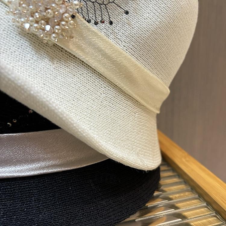 Fascinátory Klobouky Doplňky do vlasů akryl / bavlna Zvonovitý klobouk Kbelík Slamák Ležérní Dovolená Elegantní Vinobraní S Štras Mašličky Přílba Pokrývky Hlavy 2025 - $28.99 –P1