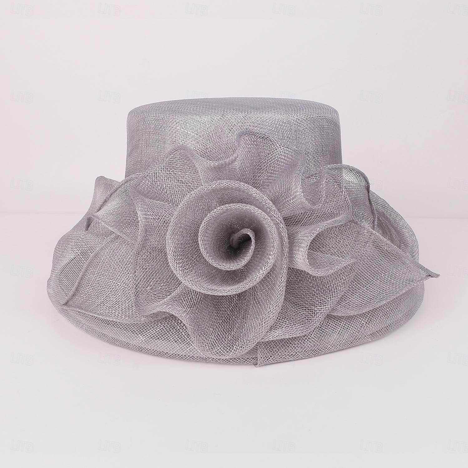Palarie In Pălărie Vară Clop Palarie de soare Nuntă Petrecere ceai Elegant Nuntă Cu Culoare Pură Partea Dantela Diadema Articole Pentru Cap 2026 - $74.99 –P19