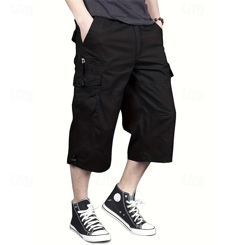 Hombre Pantalones cortos tácticos Pantalón Corto Cargo Pantalón corto Shorts para senderismo Botones Multi bolsillo Plano Listo para vestir Corto Diario Exterior Ropa de calle Moda Clásico Azul 2026 - $21.99 –P13