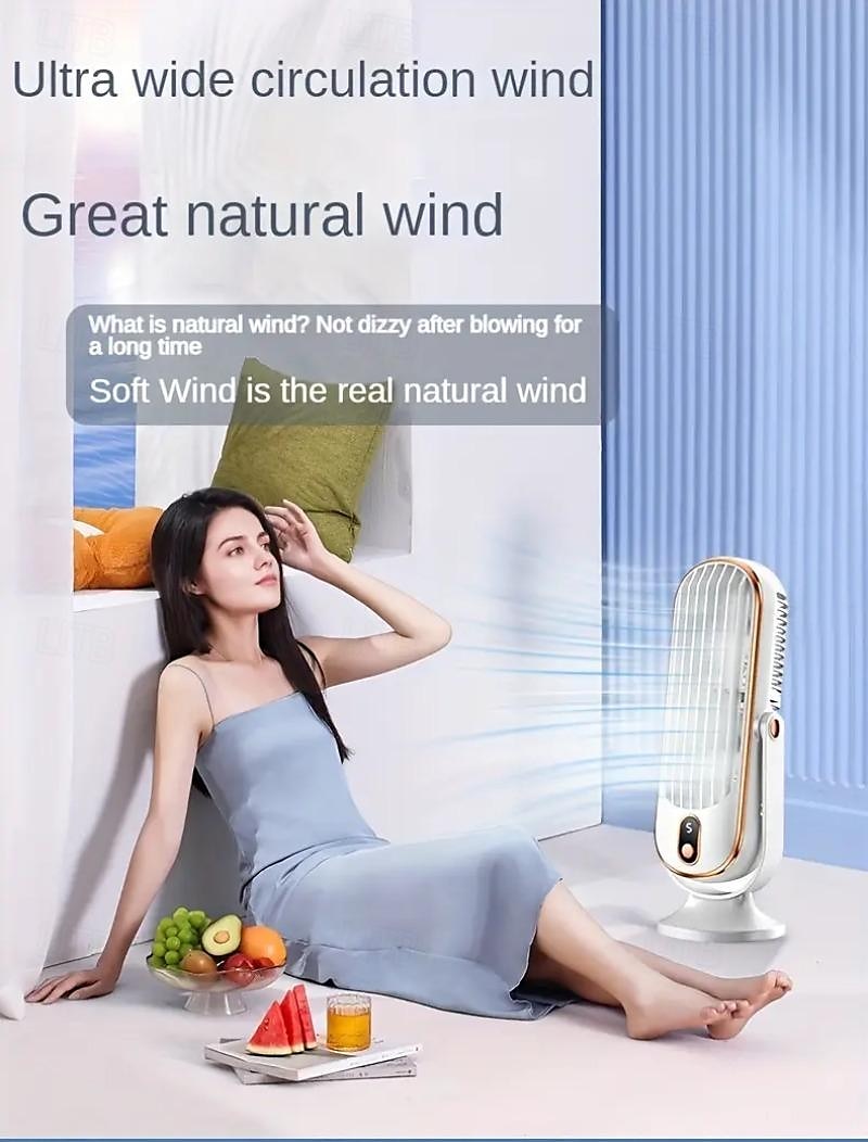 2-in-1 Mini Fan with Humidifier – USB Rechargeable Handheld Spray Fan for Travel, Car, and Temporary Cooling 2025 - $42.99 –P4