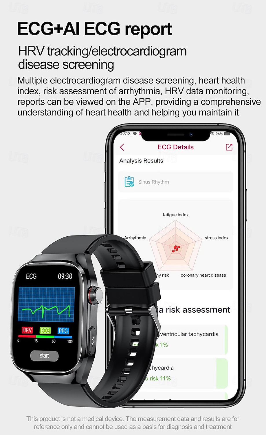 iMosi TK16 Smart Watch 2.04 inch Smartwatch Fitness Running Watch Bluetooth ECG+PPG Temperature Monitoring Pedometer Compatible with Android iOS Women Men Long Standby Hands-Free Calls Waterproof IP68 2025 - $83.19 –P10