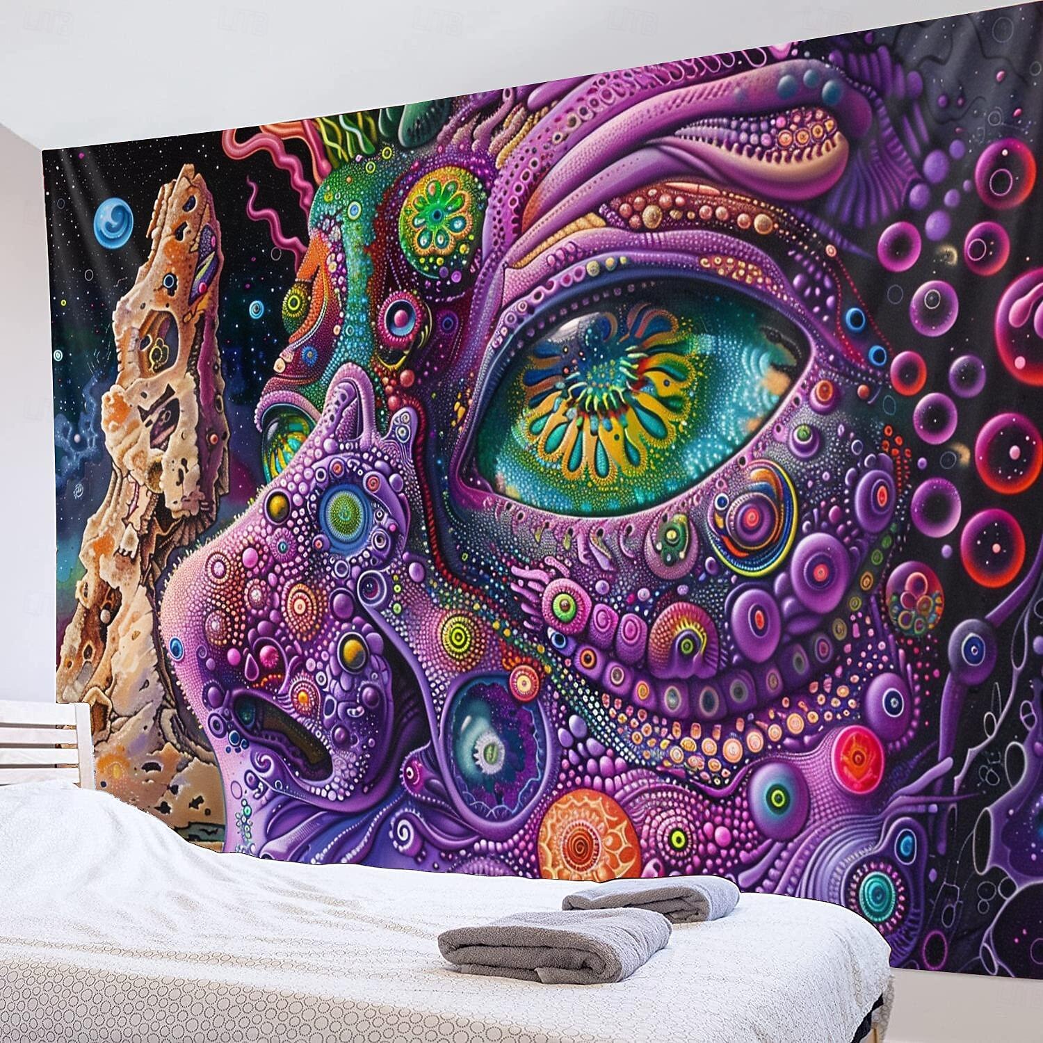Bedroom Large Psychedelic Tapestry Trippy Psychedelic Hanging