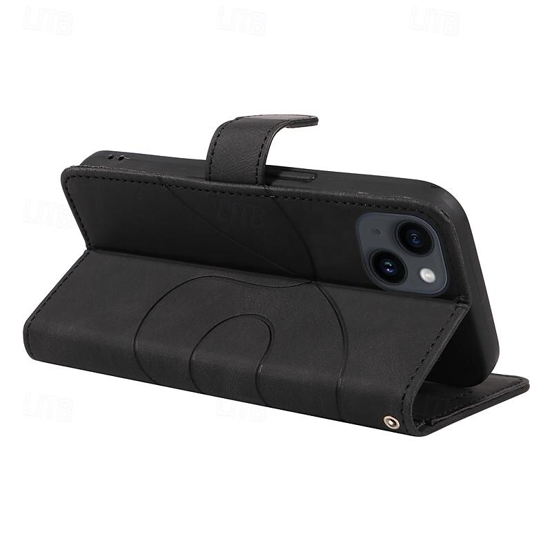 Чехол для телефона для iPhone 16 iPhone 15 Pro Max iPhone 14 13 12 11 Pro Max Plus Mini SE кошелек чехол с магнитом полный защитный с подставкой геометрический узор TPU PU кожа 2025 - $17.99 –P20
