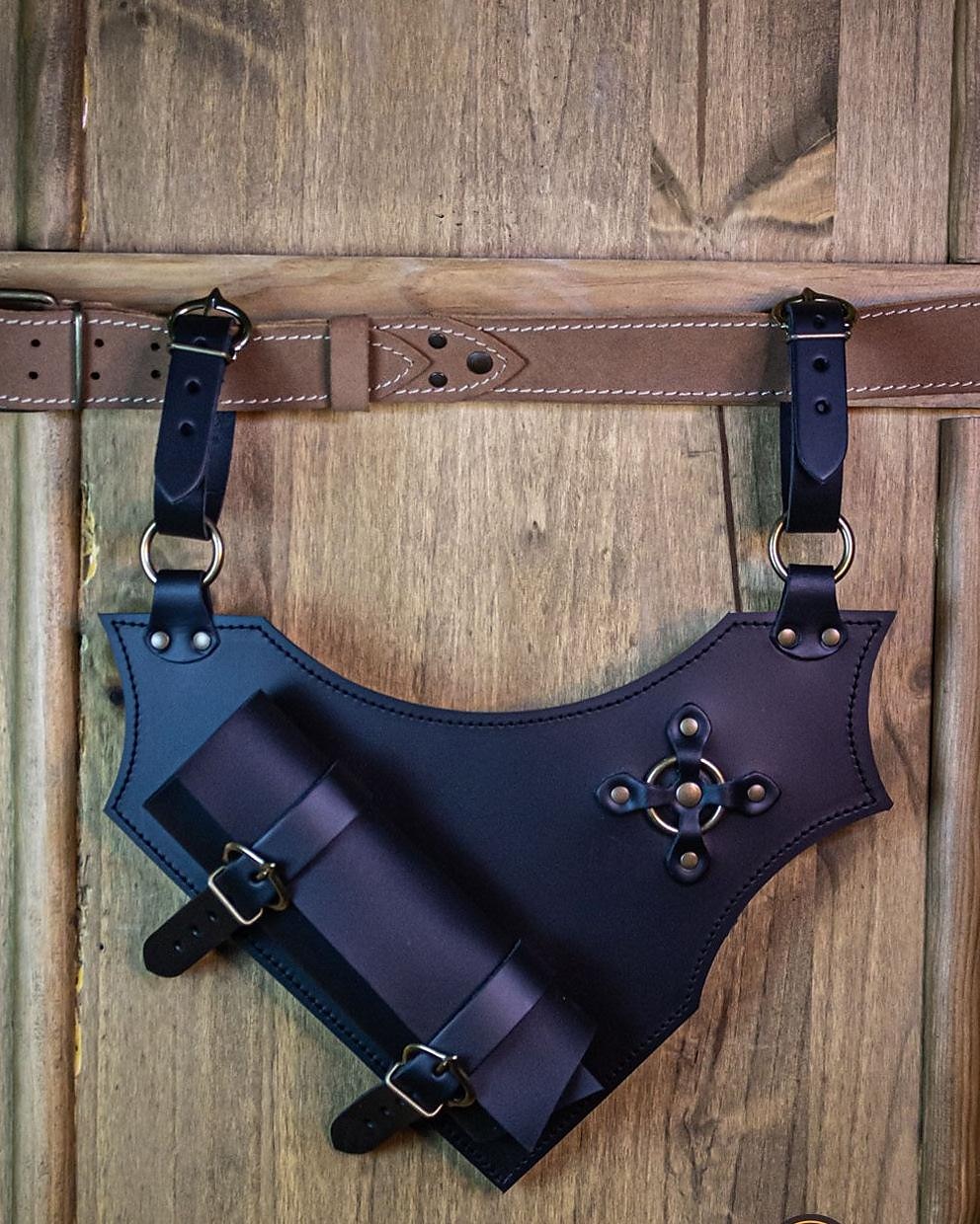 Medieval Renascentist Steampunk Costum Cosplay Teacă Suport pentru sabie Războinic Viching Cavaler celtic Bărbați Pentru femei Celtic Pirat Fantezie Halloween Mascaradă Performanță Scenă LARP Adulți 2025 - $20.99 –P6