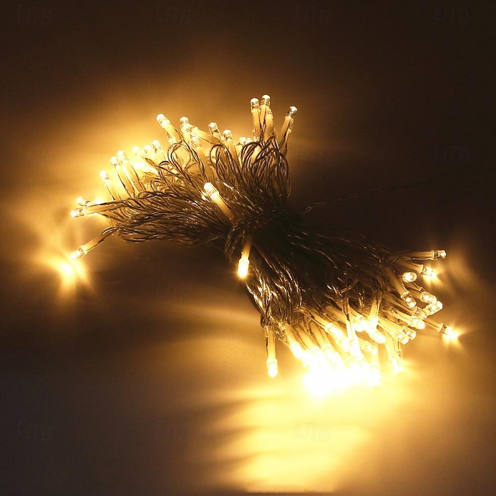 Guirlande lumineuse LED USB élégante pour réception de mariage, 3 m/5 m/10 m, guirlande lumineuse en forme d'étoile avec télécommande, 8 modes pour jardin de Noël&amp;décoration de mariage de 2025 ? $11.49 –P8