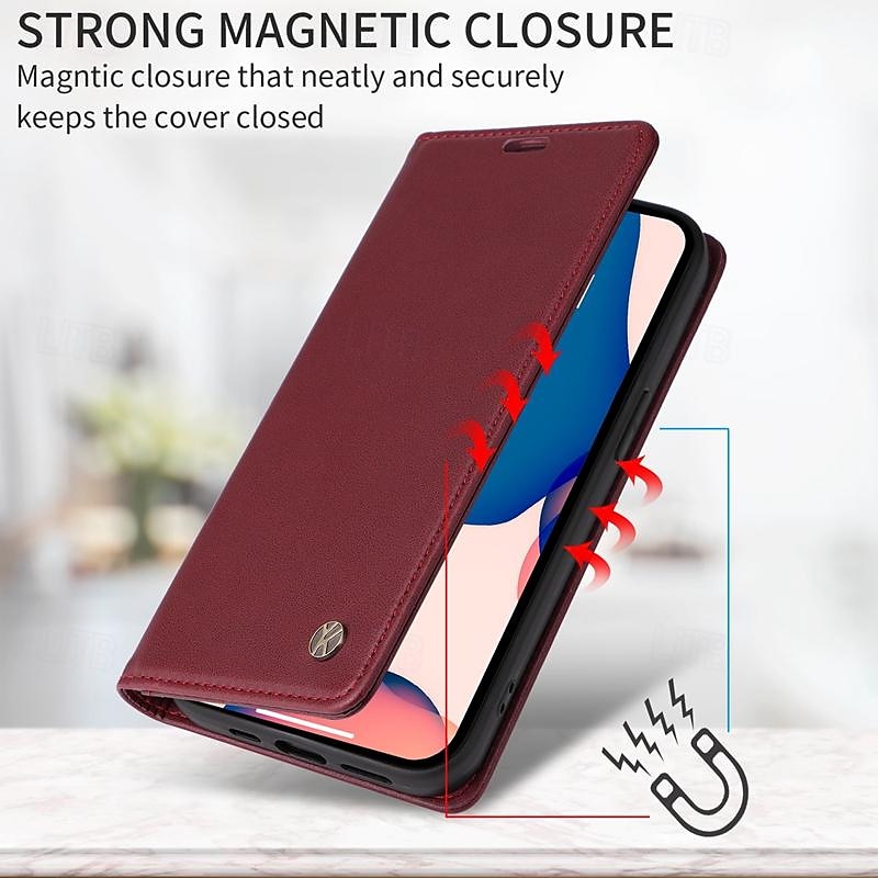 Phone Case For Samsung Galaxy S24 S23 S22 S21 S20 Ultra Plus FE A54 A34 A14 Note 20 10 S25 Ultra Wallet Case Magnetic Full Body Protective Kickstand Retro TPU PU Leather 2025 - $17.99 –P2