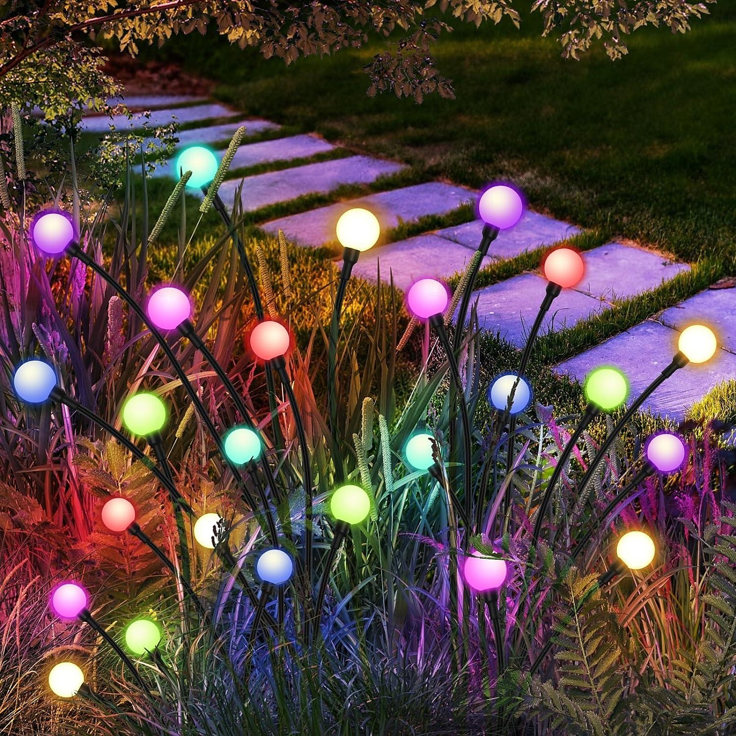 Lampe solaire luciole de jardin à 12led, lumières oscillantes, 2 modes de clignotement, étanche, pour pelouse, trottoir, allée, cour, patio, 1 pièce de 2025 ? $14.99 –P2