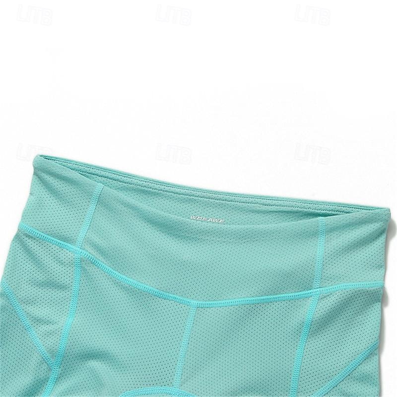WOSAWE Dame Sykkelshorts Fôrede sykkelshorts Sykkel Shorts Fôrede shorts Slank Fasong sport Pustende Hurtigtørkende Høy Elastisitet Bekvem Svart Rosa Klær Sykkelklær 2025 - $31.99 –P18