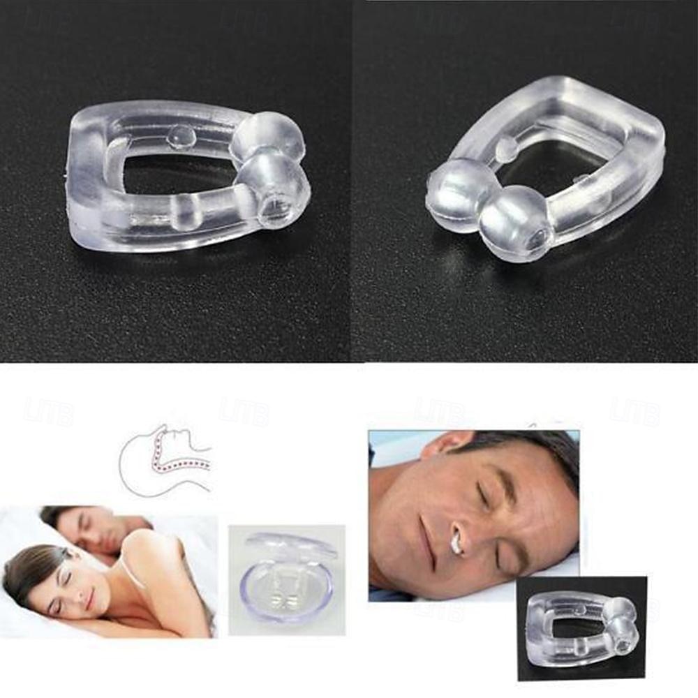 4ks pomůcka proti chrápání nosní klip ventilátor, silikon, tichá pomůcka pro spánek proti chrápání, chránič proti noční spánkové apnoe, umělá ventilace proti chrápání nosní náplast, prevence chrápání 2025 - $9.49 –P8