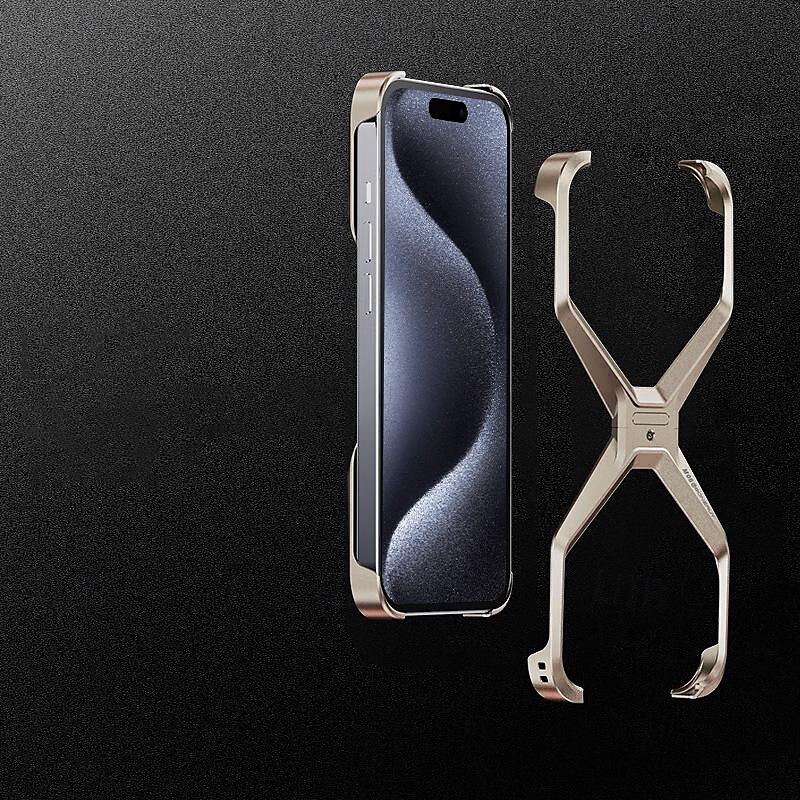2025年 電話 ケース 用途 iPhone 15 Pro Max iPhone 14 Pro Max iPhone 13 Pro Max バンパーフレーム マットフロスト 耐衝撃 メタル  コレクション – $28.99 –P8