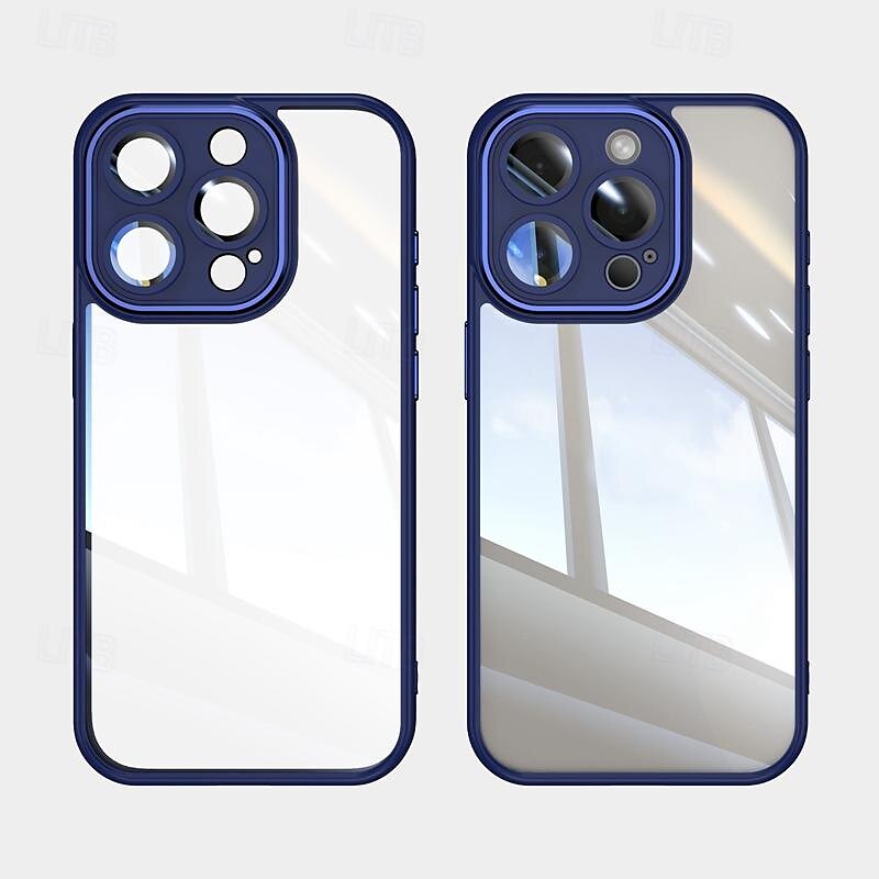 هاتف غطاء من أجل ايفون 16 iPhone 15 Pro Max iPhone 14 13 12 Pro Max Plus غطاء خلفي حامي عدسة الكاميرا ضد الصدمات درع TPU 2025 - $13.99 –P5
