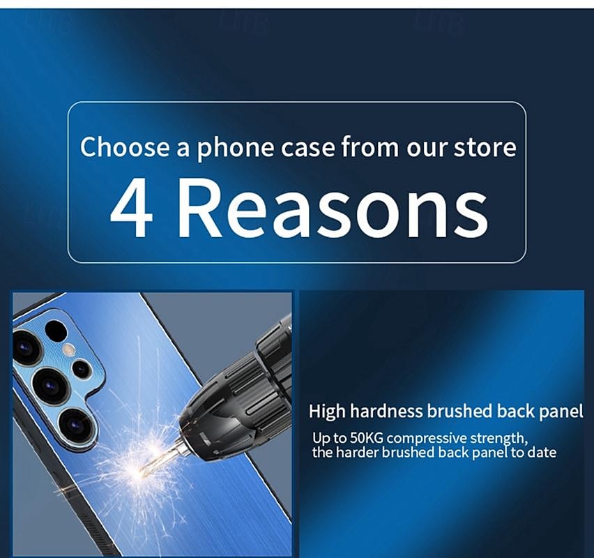 телефон Кейс для Назначение SSamsung Galaxy S24 S23 S22 S21 Ultra Plus А55 А35 А25 А15 5Г A54 A34 A14 Samsung A13 5G A13 Кейс на заднюю панель Защита от удара ТПУ Металл 2025 - $15.99 –P1