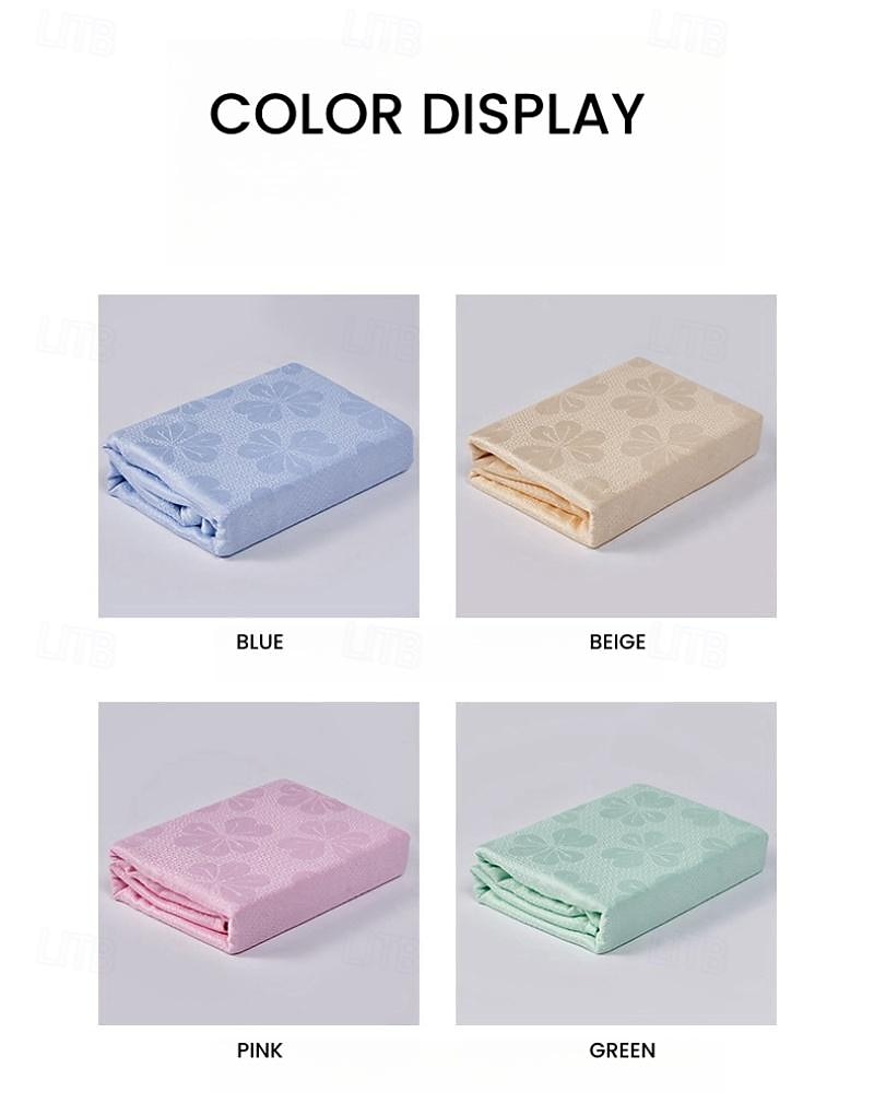 Cooling Comforter 100% Viscose Derived from Bamboo Cool Tech Breathable Cooling Blanket for Hot Sleepers Four Leaf Clover 2025 - $14.99 –P4