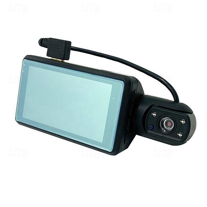 A68 1080p Nouveau design / HD / Surveillance à 360 ° DVR de voiture 150 Degrés Grand angle 3 pouce IPS Dash Cam avec Vision nocturne / G-Sensor / Détection de Mouvement 4 LED infrarouge Enregistreur de 2025 ? $41.99 –P4